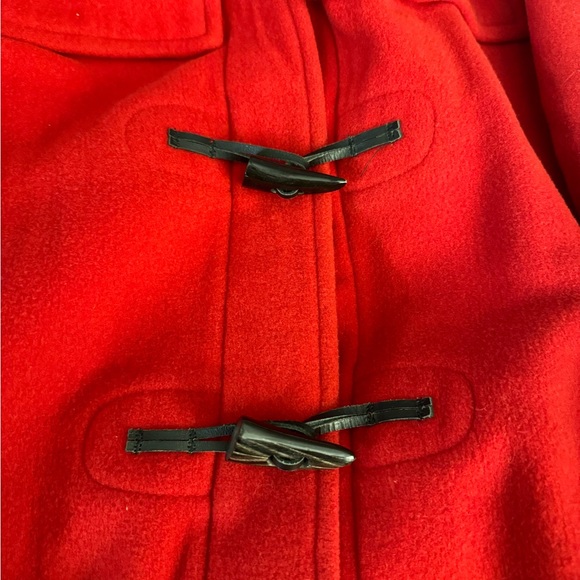 Burberry Wool Duffle Coat with Hood & Check Lining - Picture 14 of 16